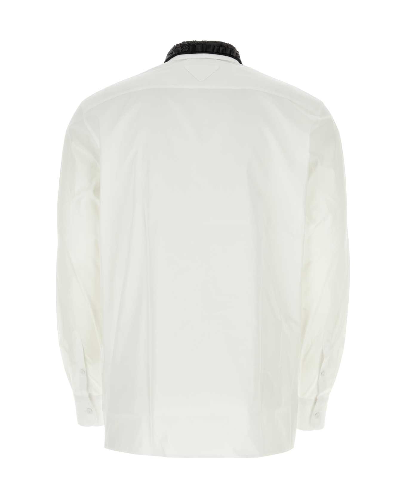 White Poplin Shirt - 2