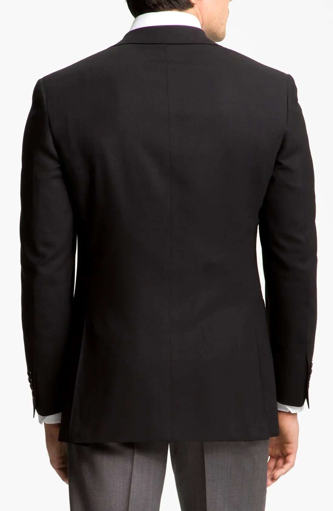 Classic Fit Solid Wool Blazer - 2