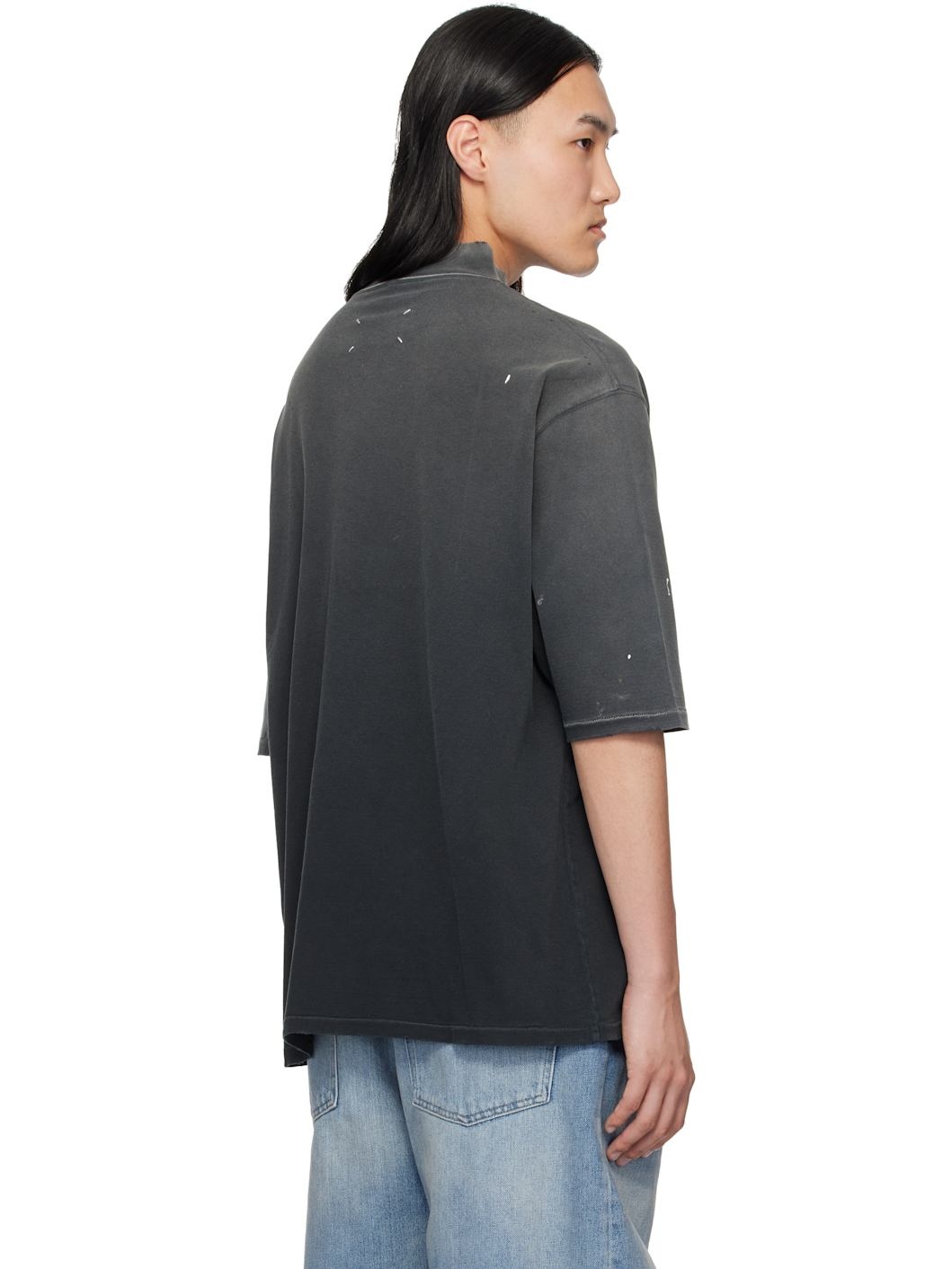 Gray Graffiti Logo T-shirt - 3