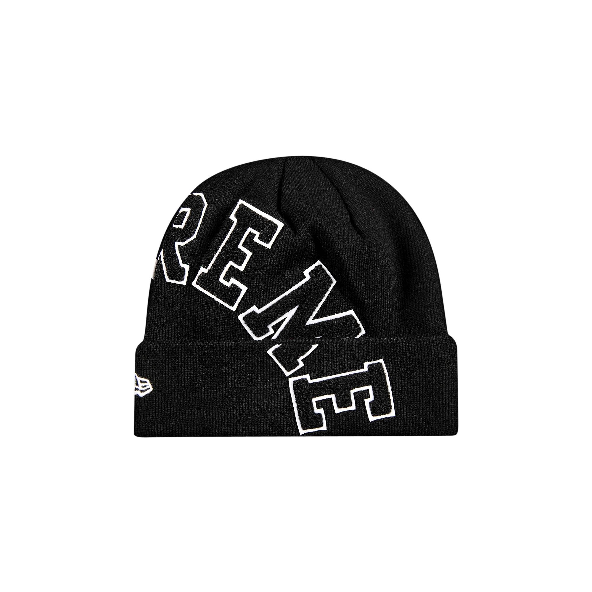 Supreme x New Era Big Arc Beanie 'Black' - 2