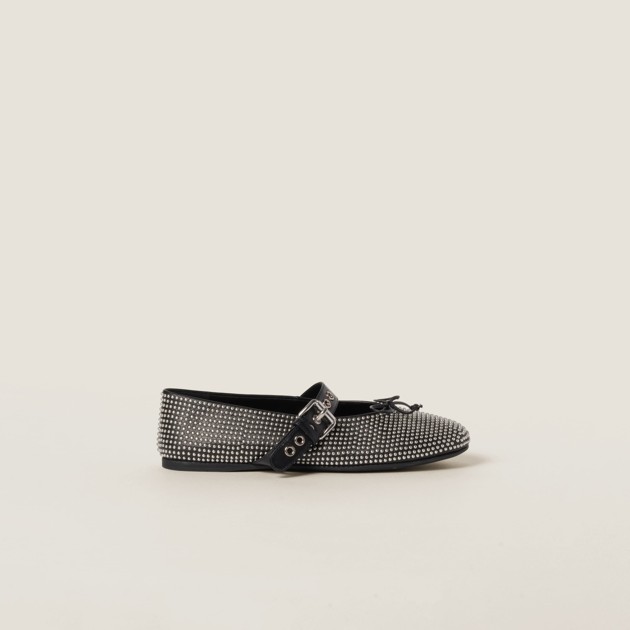 Calf leather ballerina flats - 2