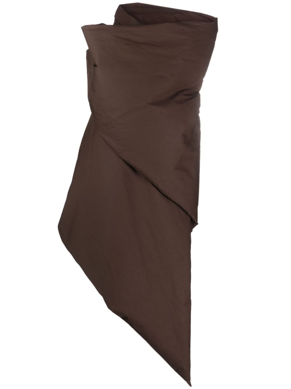 wrap-front puffer gilet - 1