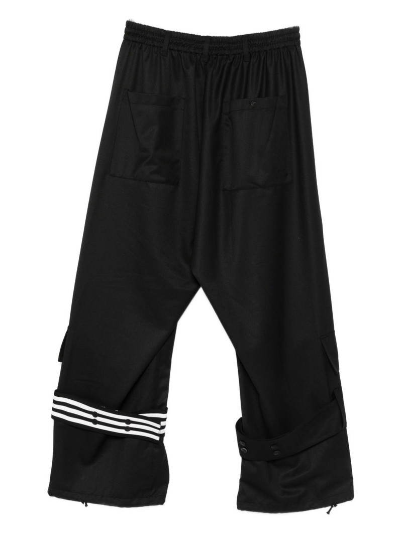 Y-3 elastic-waist track pants outlook