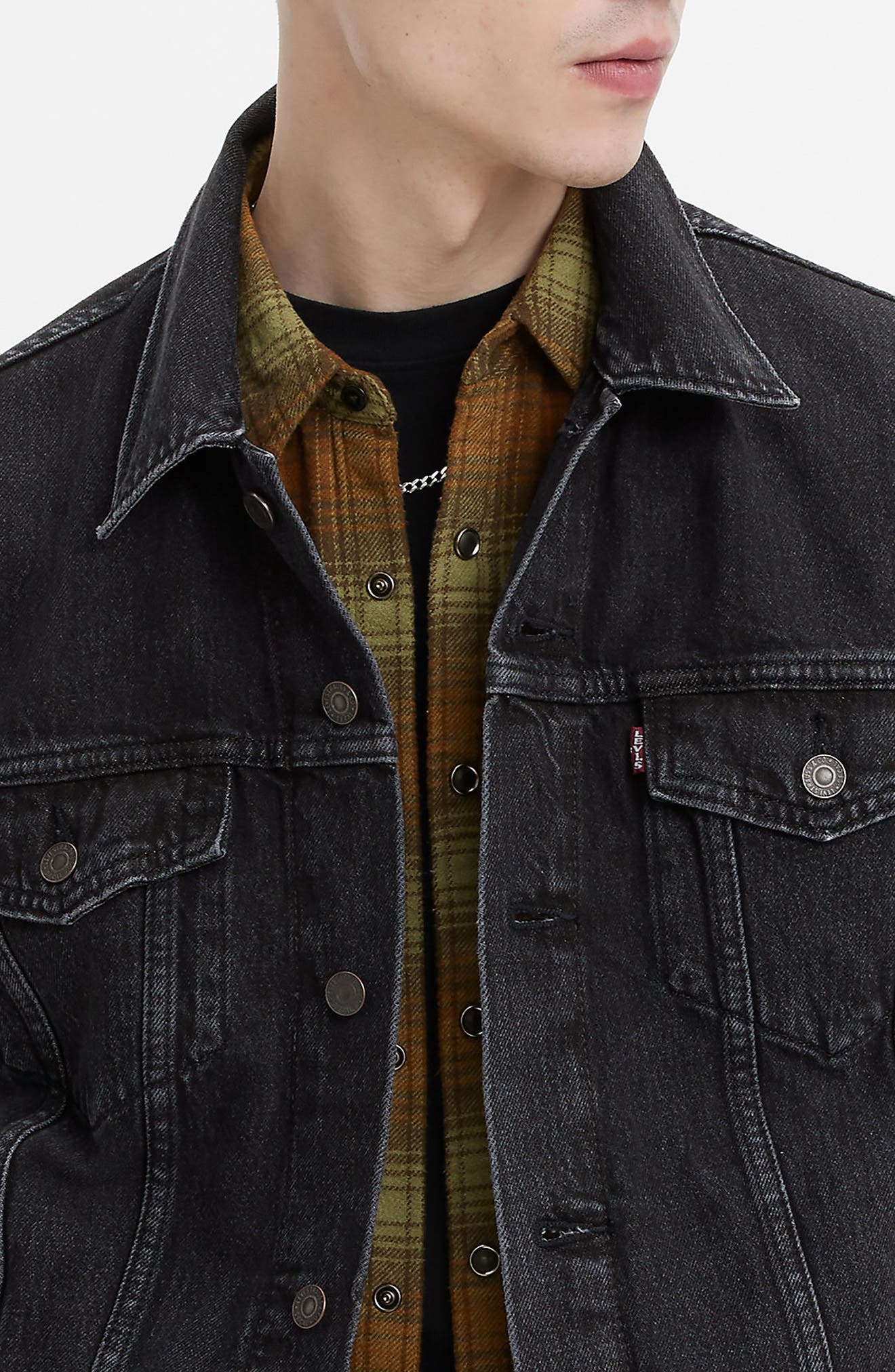 Relaxed Fit Denim Trucker Jacket - 3