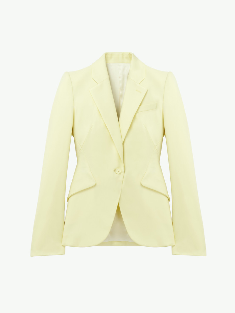 Alexander McQueen Wool Gabardine Single-breasted Jacket outlook