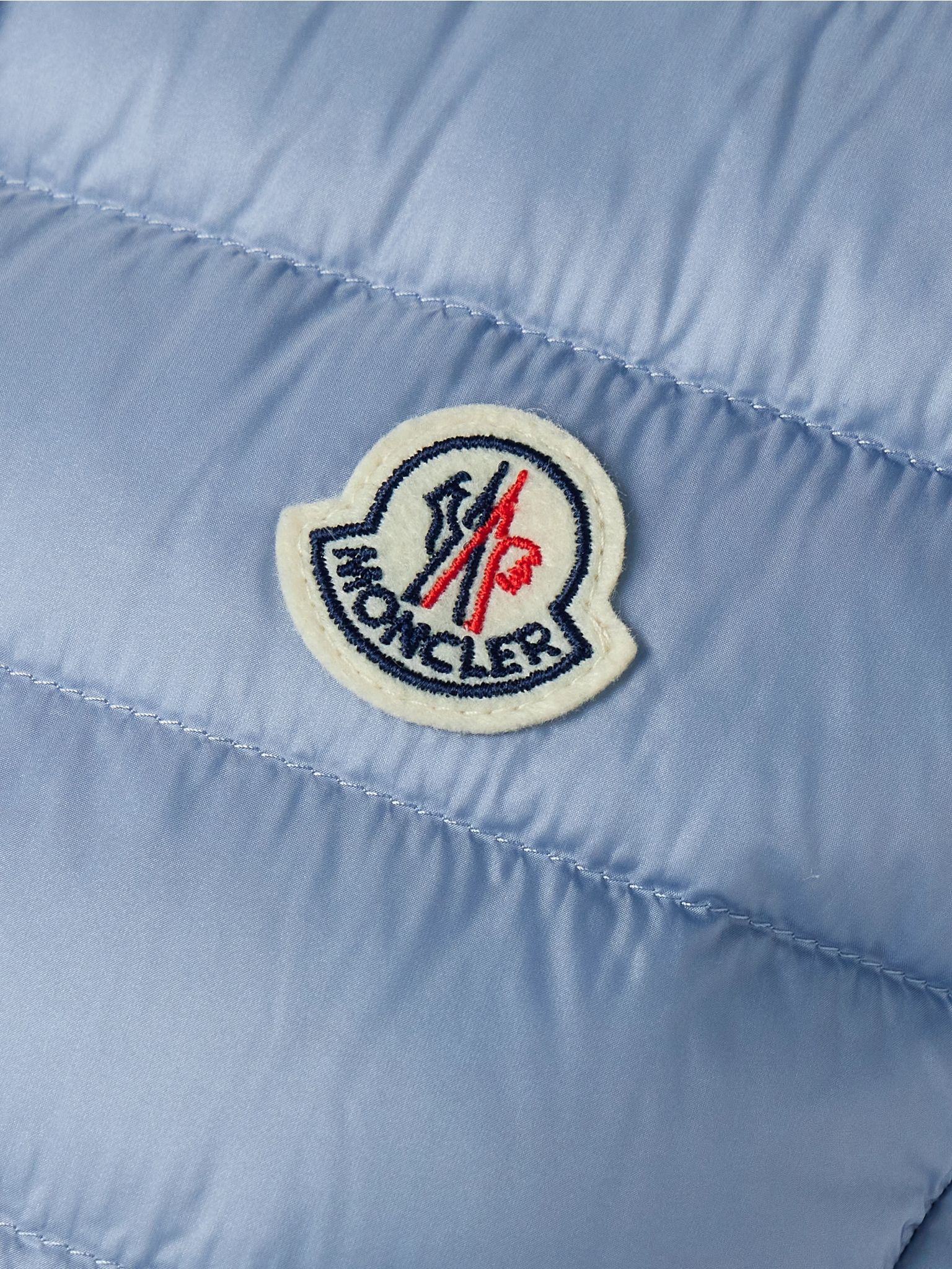 Liane quilted shell down vest Blue - 5