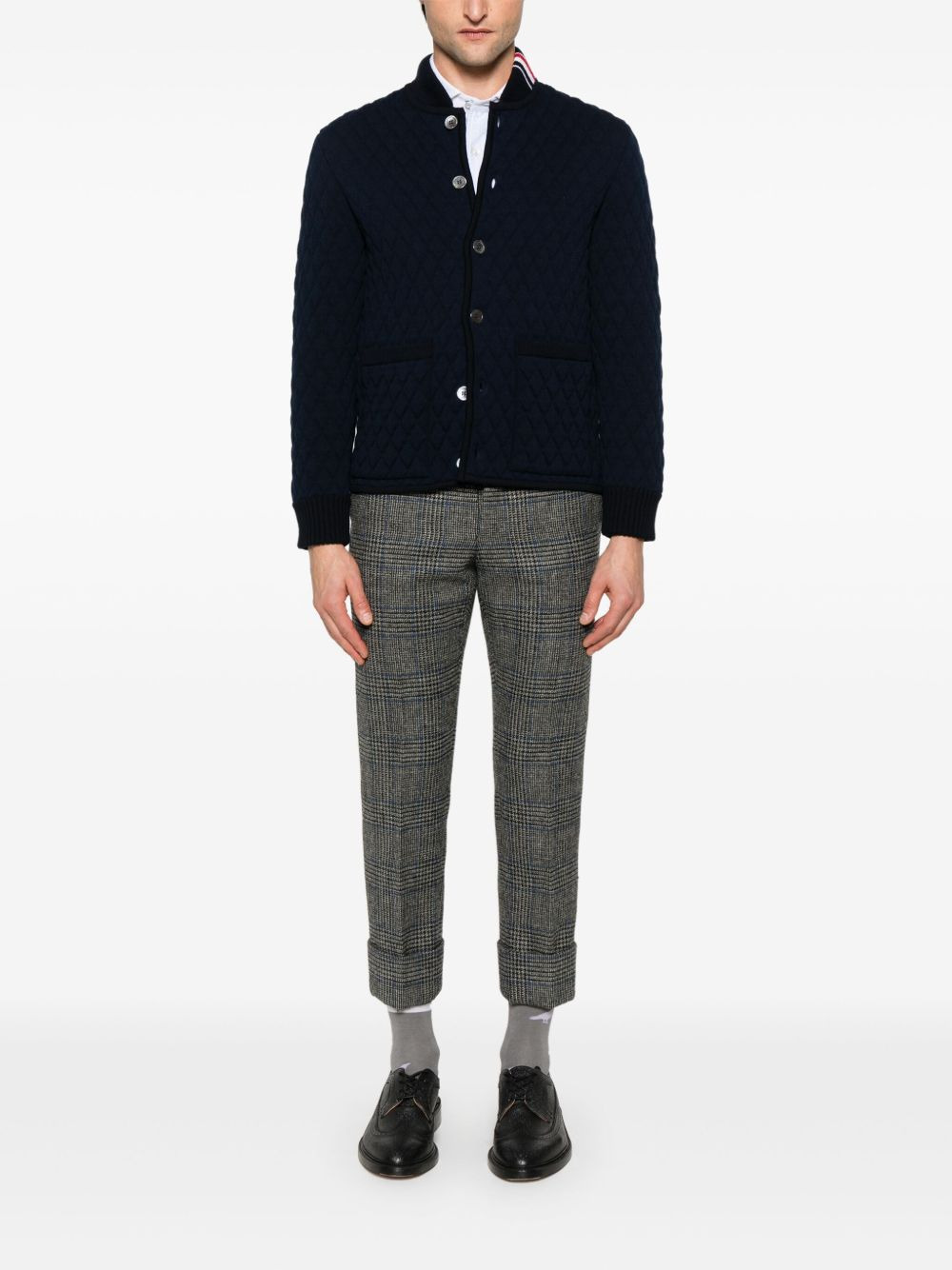 Prince of Wales-pattern tweed trousers - 2