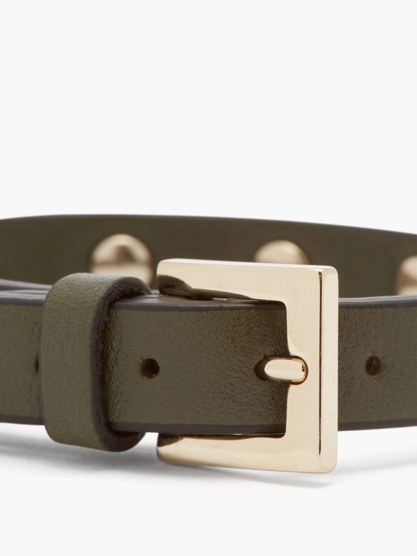 Rockstud leather bracelet - 3