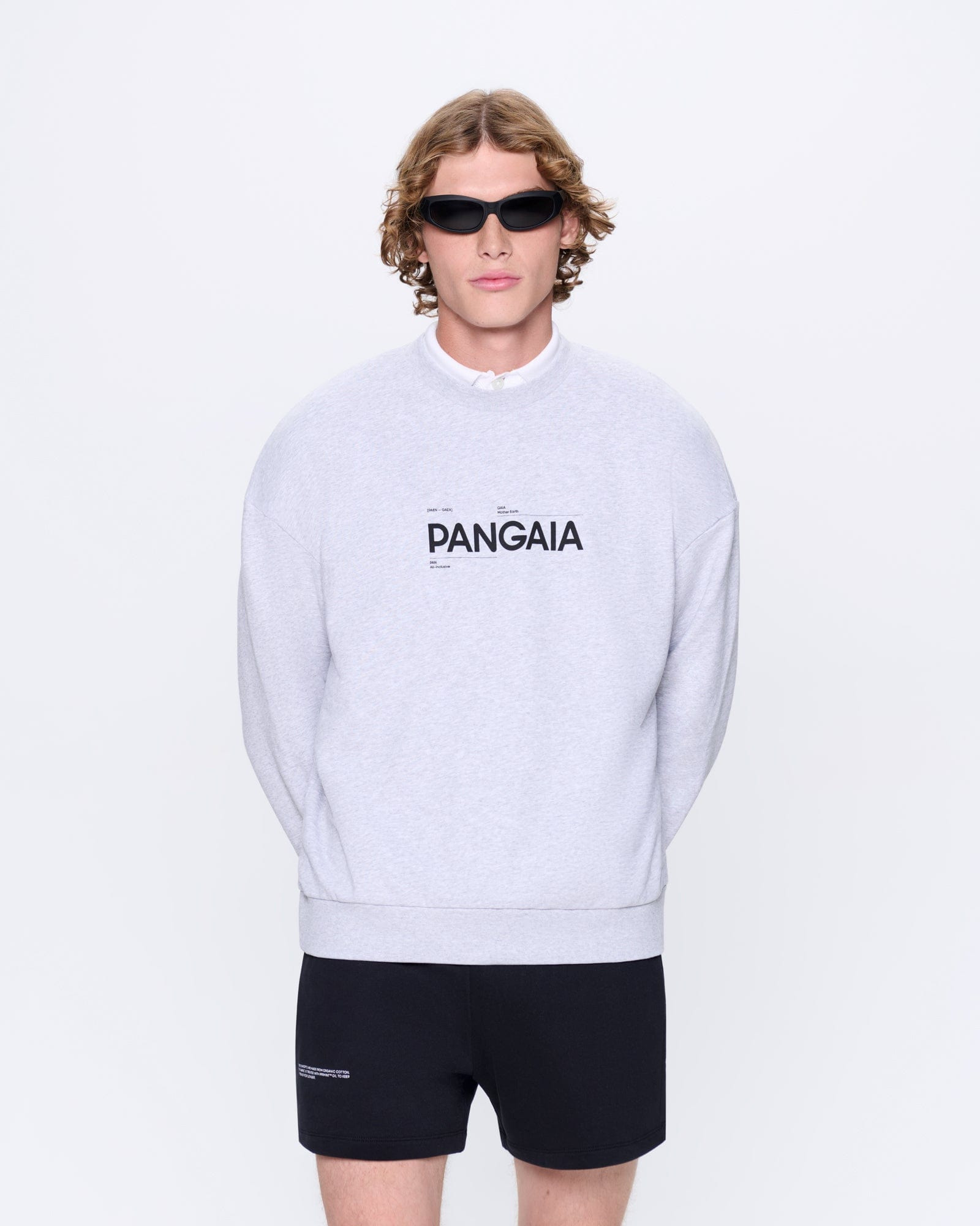 Mens 365 Midweight Definition Sweatshirt - Grey Marl - 3