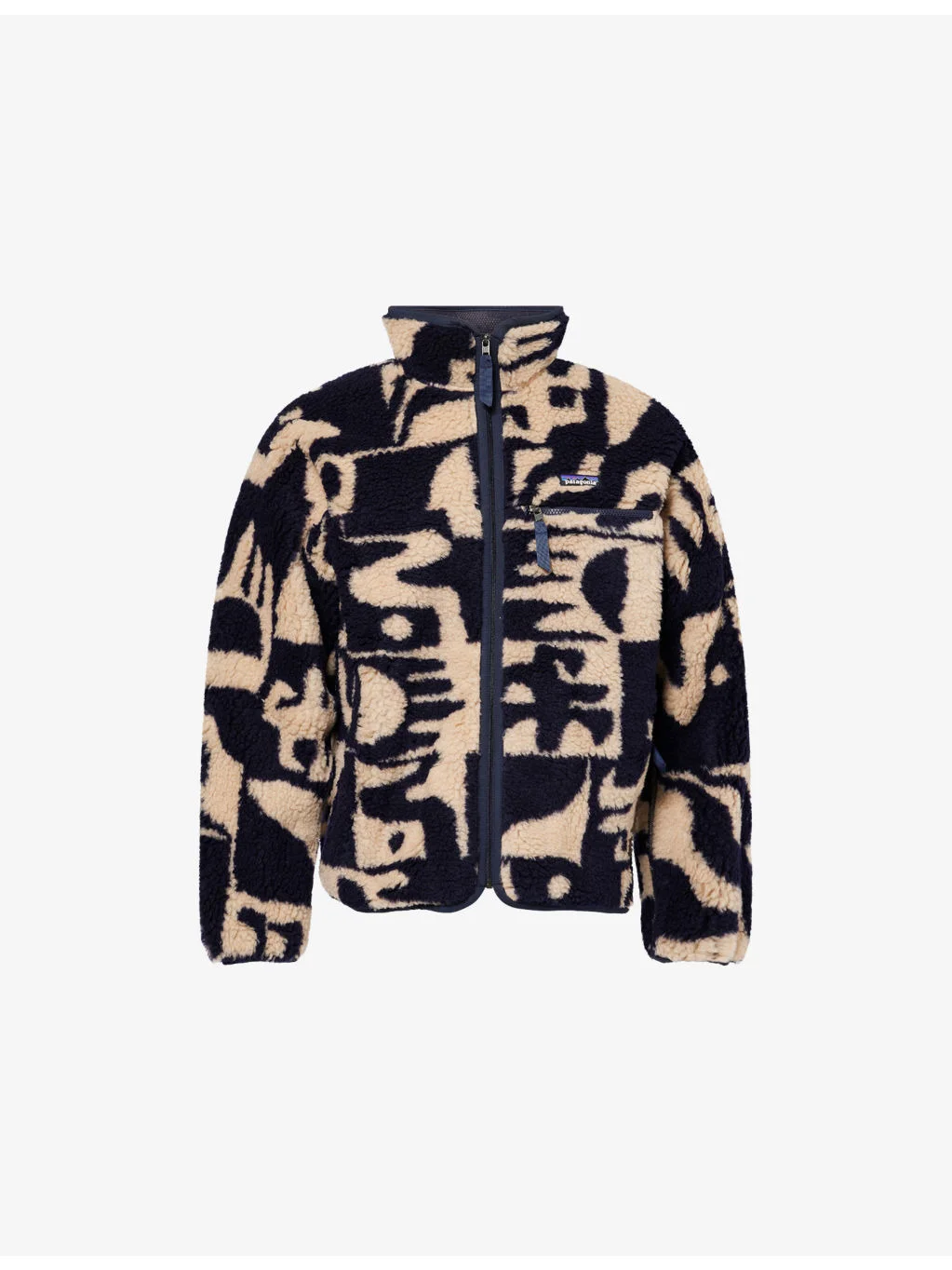 Retro Natural Fleece Cardigan - 1