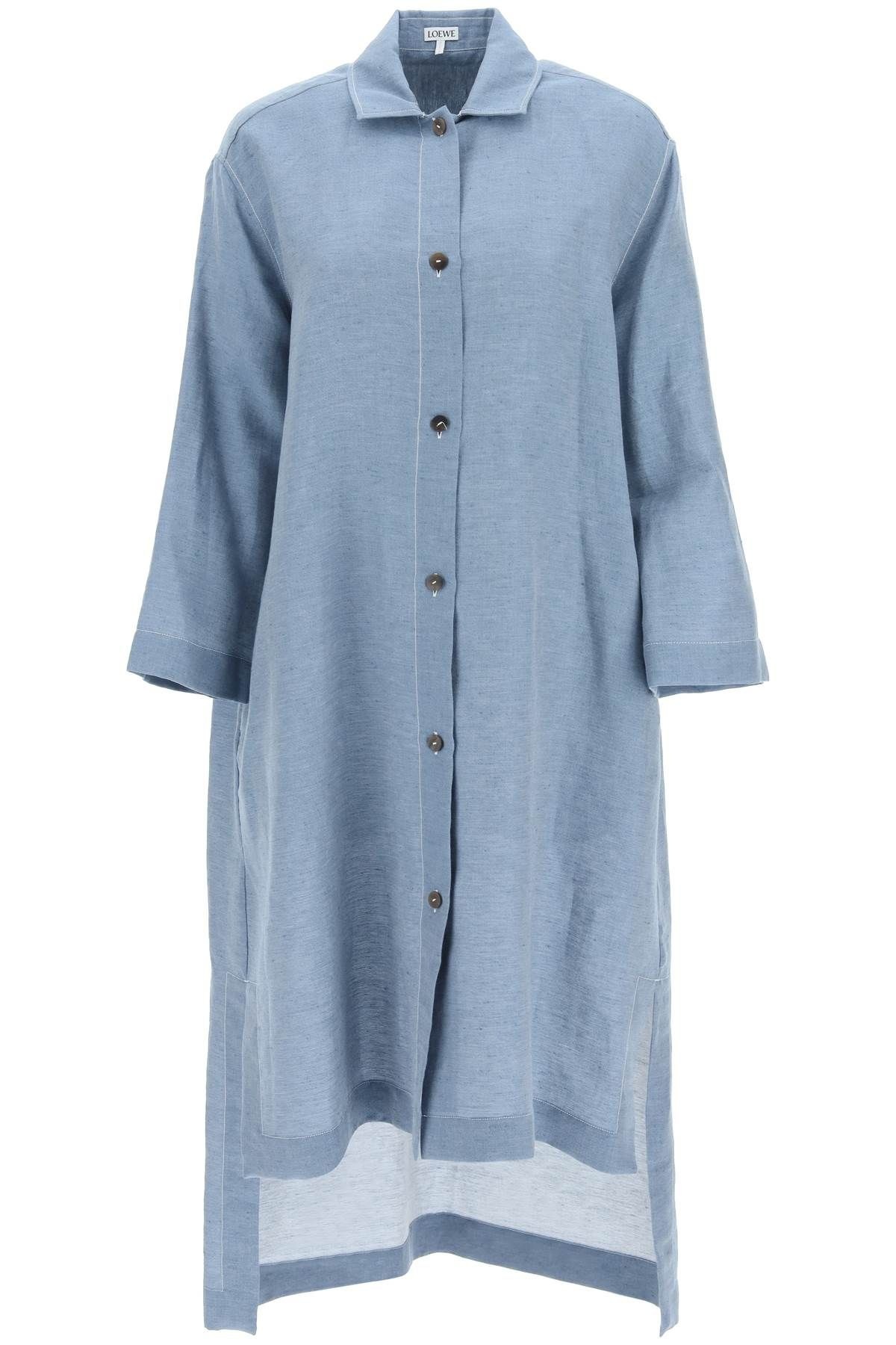 TUNIC DRESS IN CHAMBRAY - 1