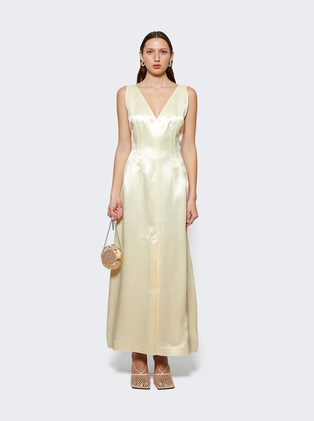 Washed Silk Dress Camomile - 2