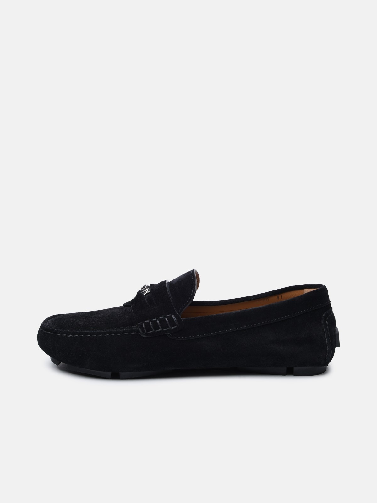BLACK SUEDE LOAFERS - 3