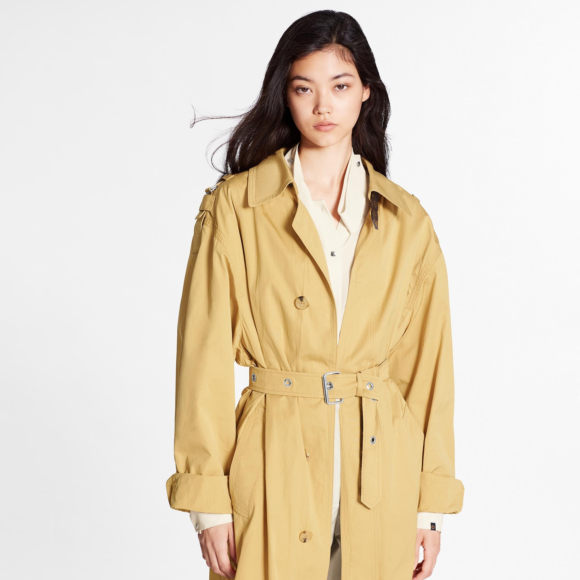 Lightweight Cotton Poplin Trench Coat  - 3