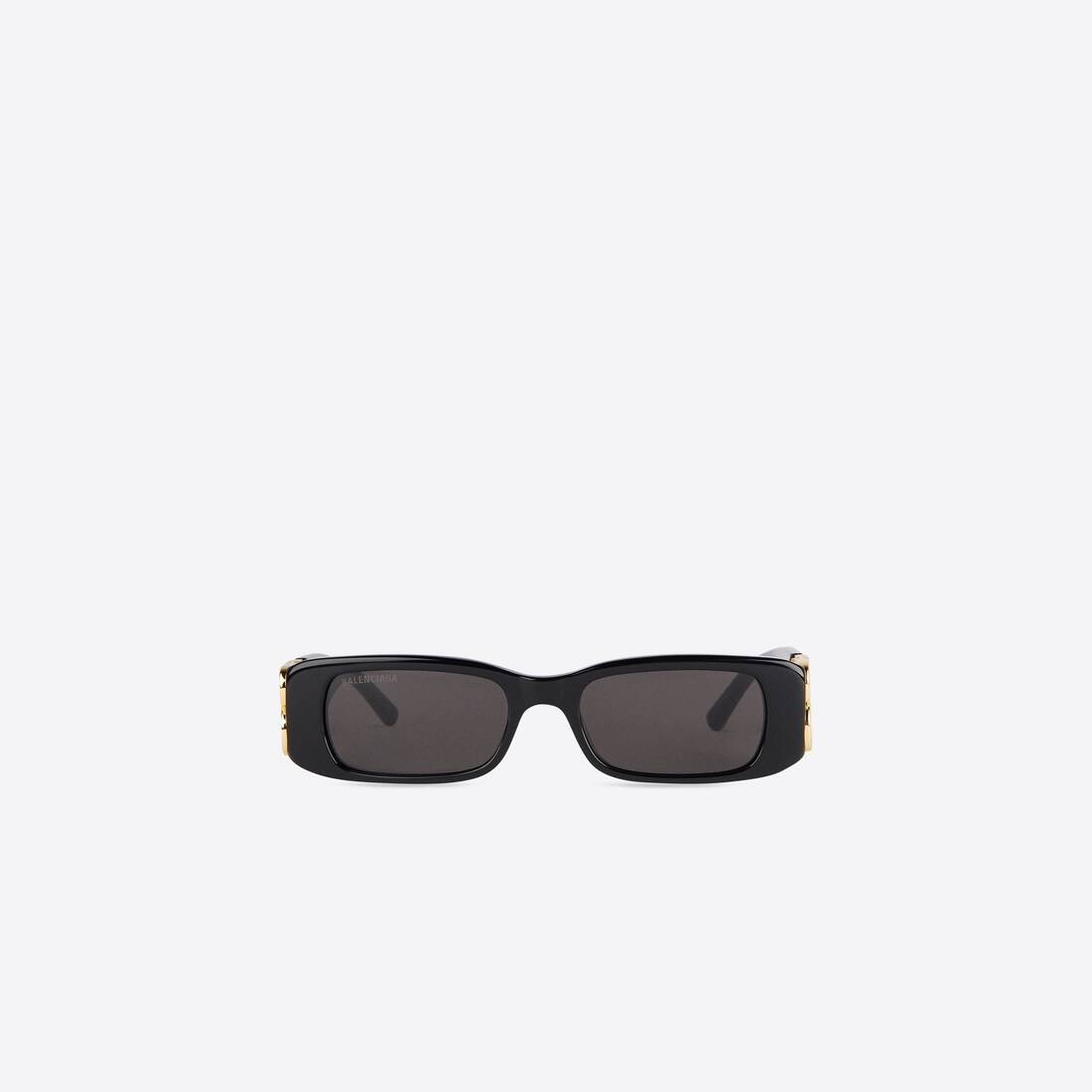 Dynasty Rectangle Sunglasses in Black - 1