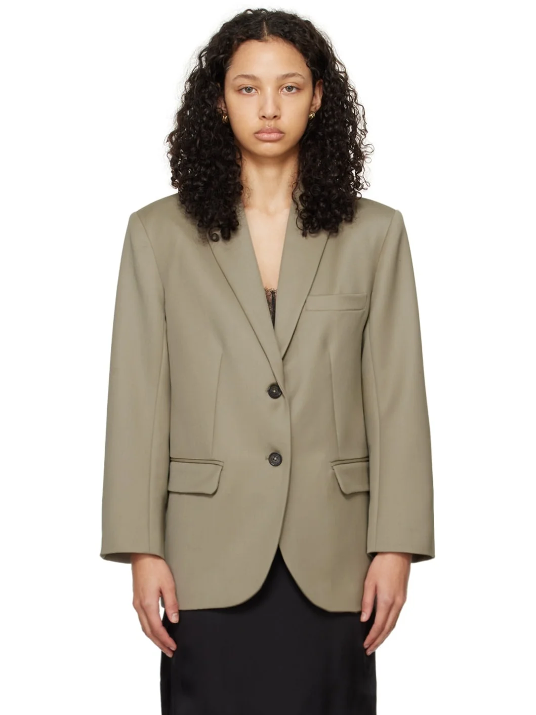 Khaki Quinn Blazer - 1