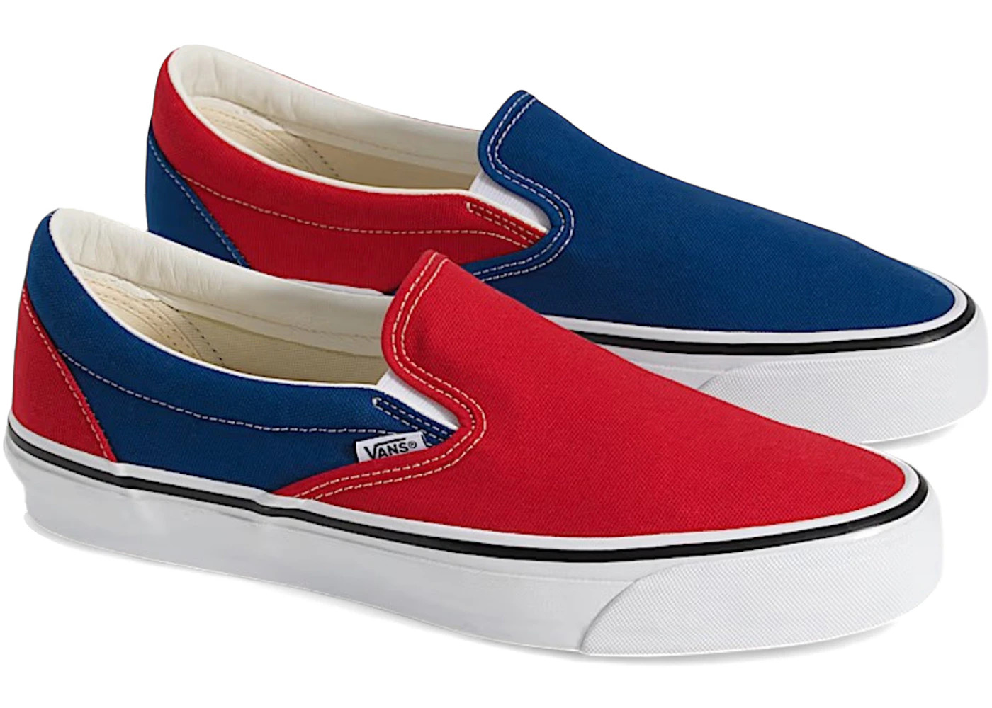 Vans OTW Classic Slip-On 98 Engineered Garments Racing Red True Blue - 2