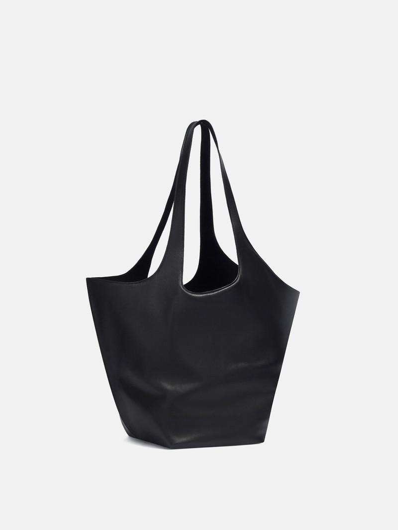 ''LA SCOOP LARGE'' BLACK SHOULDER BAG 3
