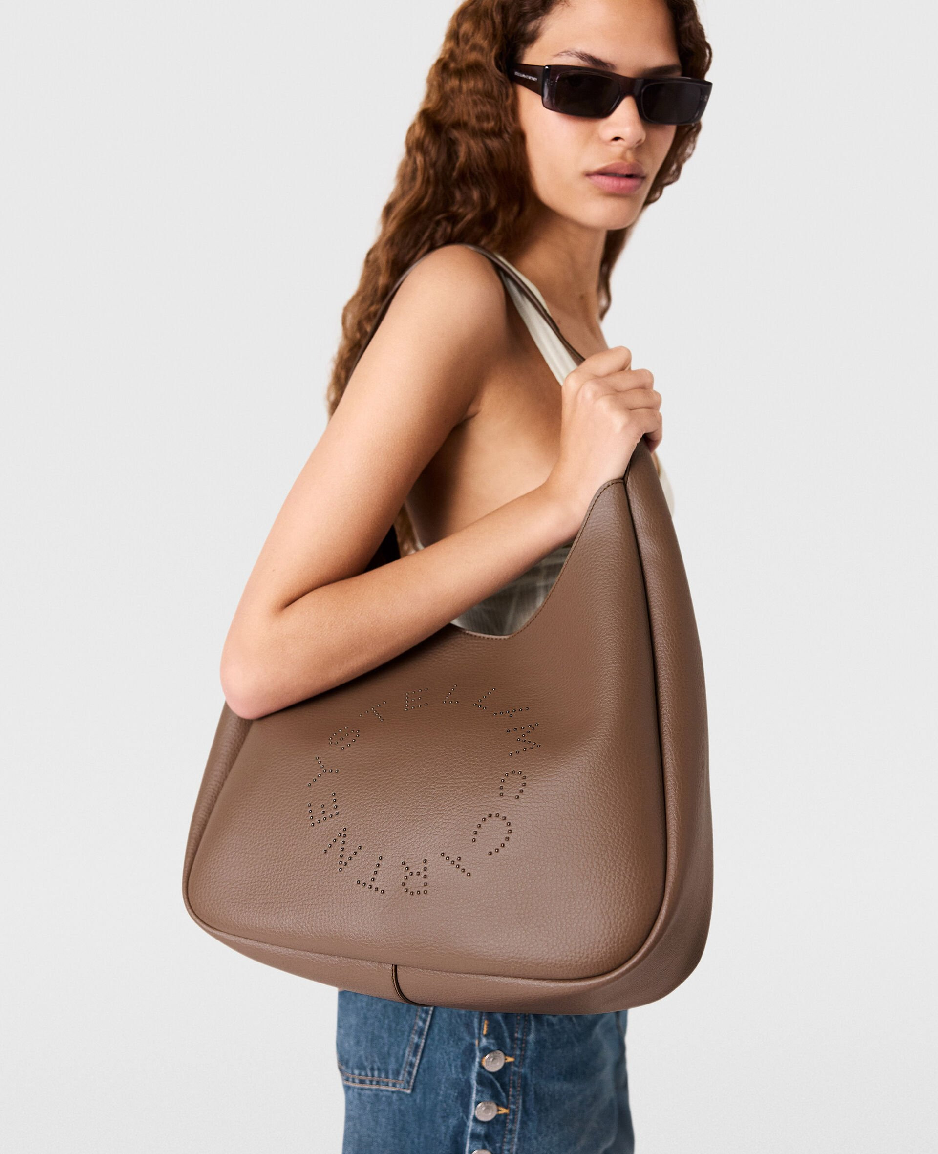 Logo Slouchy Hobo Tote Bag - 2