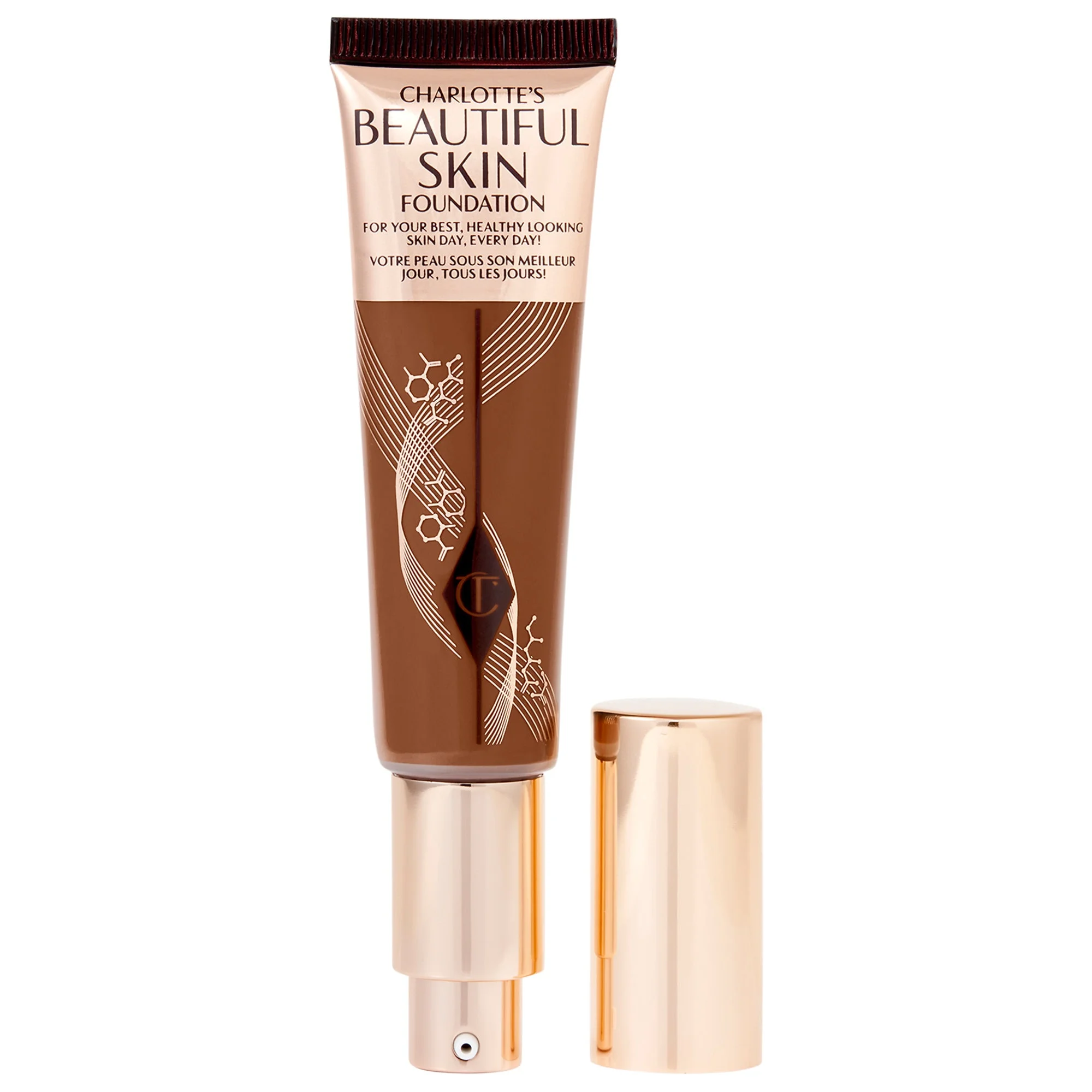 Beautiful Skin Medium Coverage Liquid Foundation with Hyaluronic Acid - 1