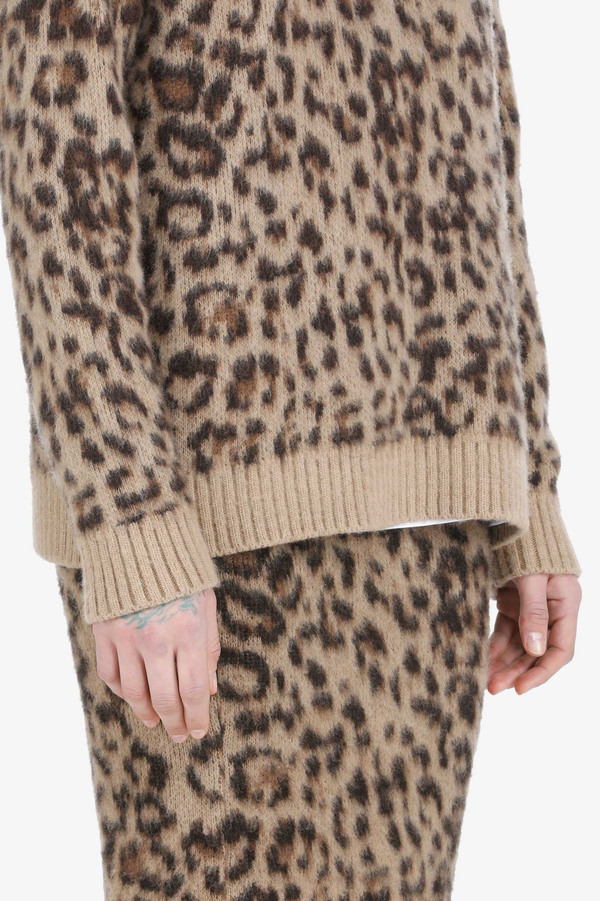 LEOPARD-JACQUARD SWEATER - 5