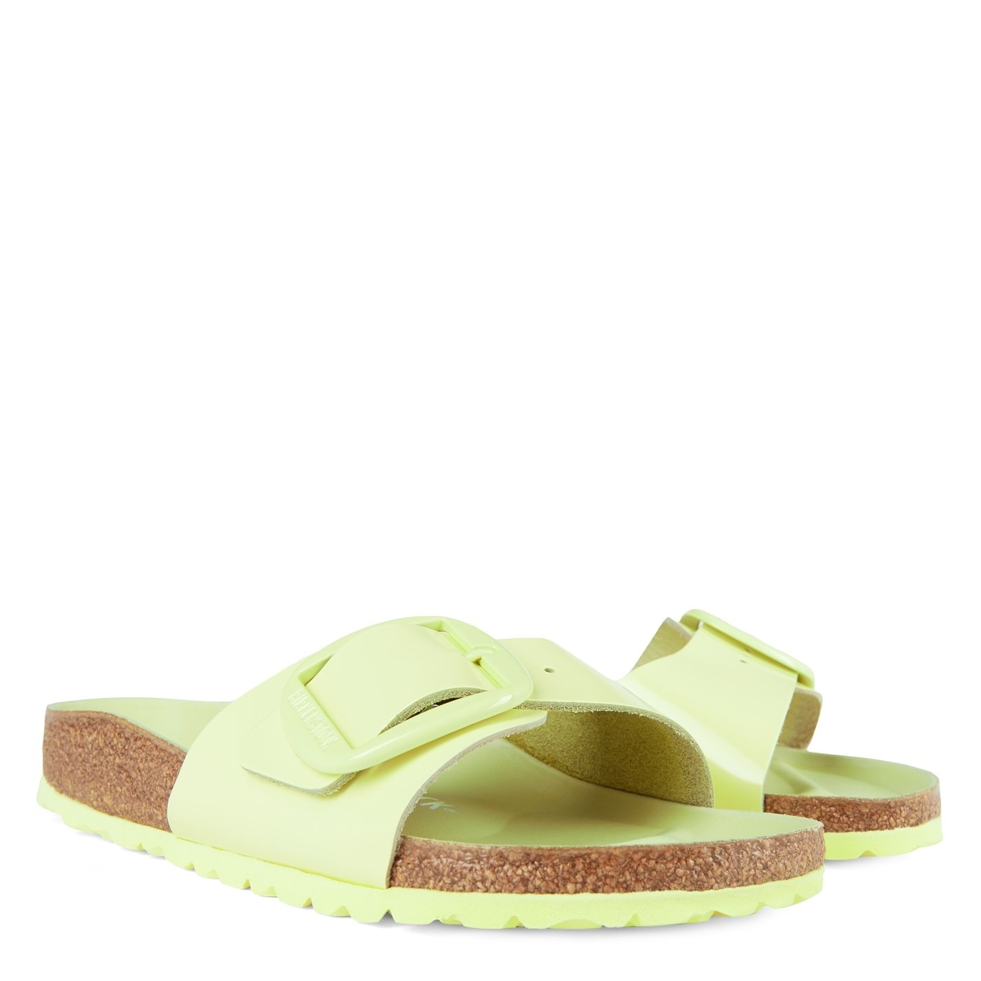 Madrid High Shine Big Buckle Sandals - 3