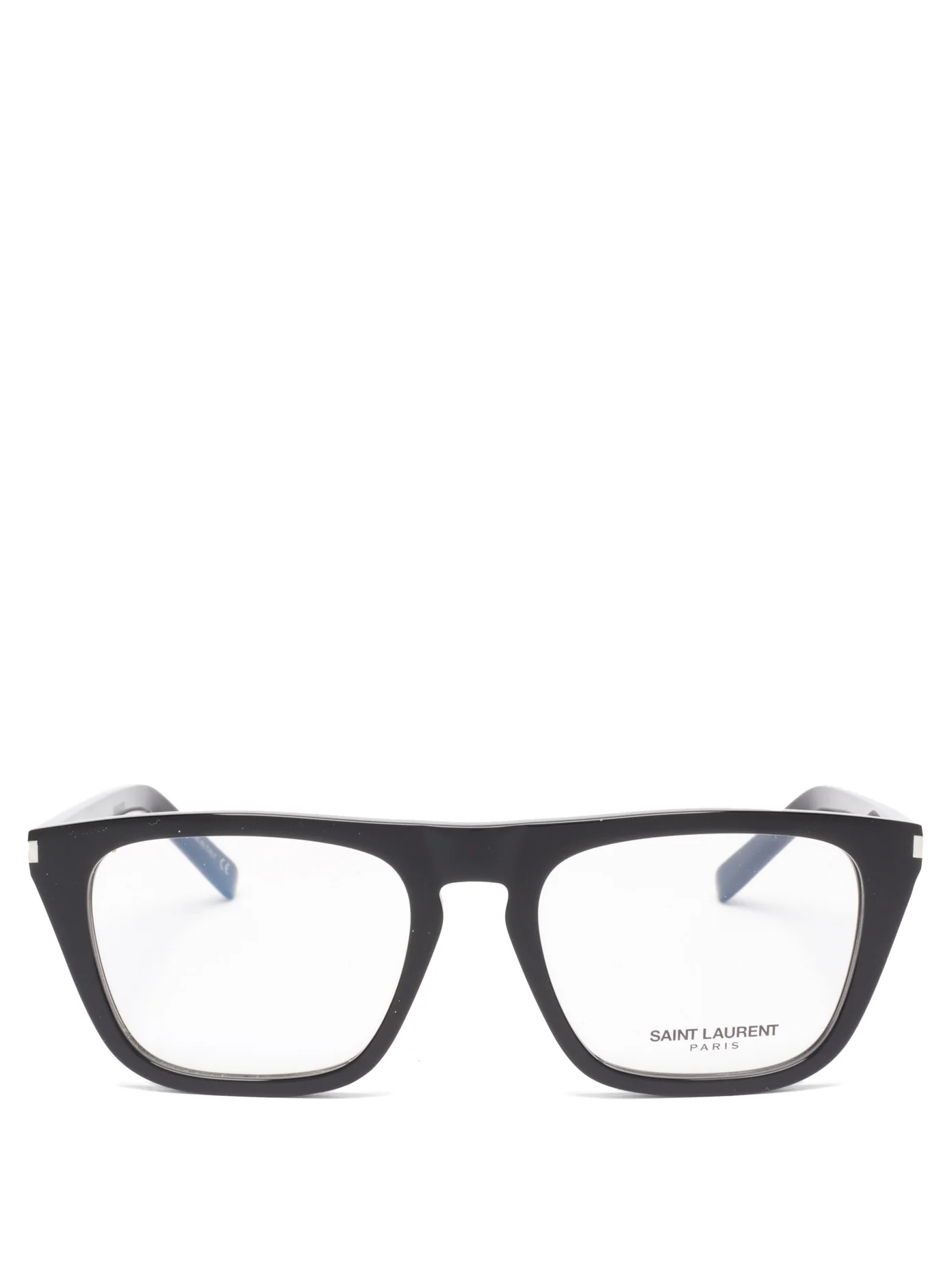 Flat-top square acetate glasses - 1