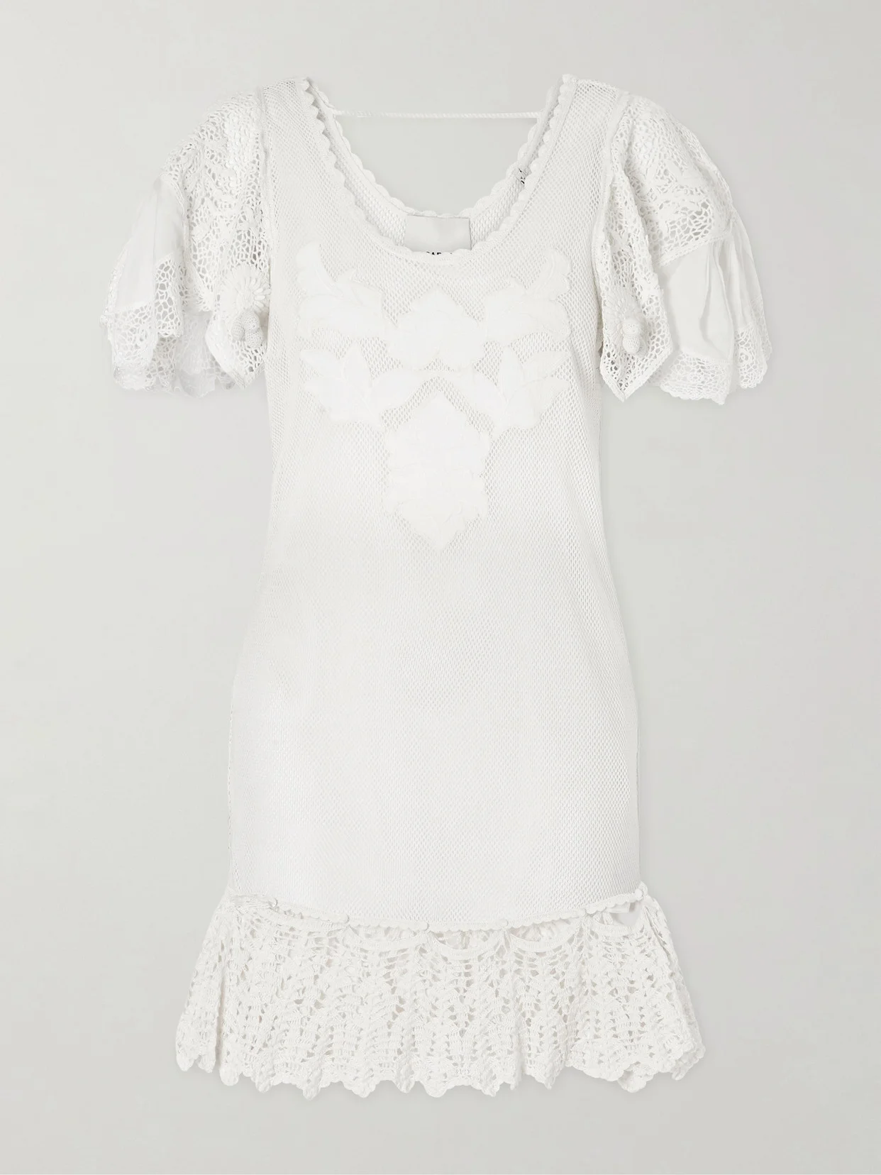 Diena Crocheted Cotton Midi Dress - 1