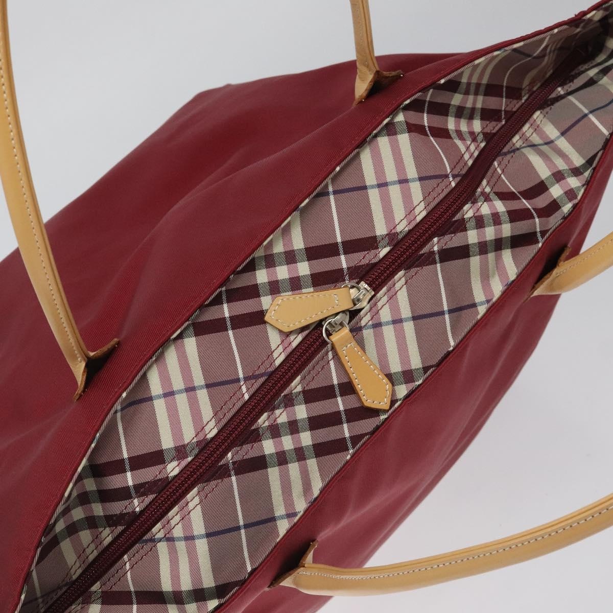 Burberry Blue Label Tote Bag Nylon Red - 6