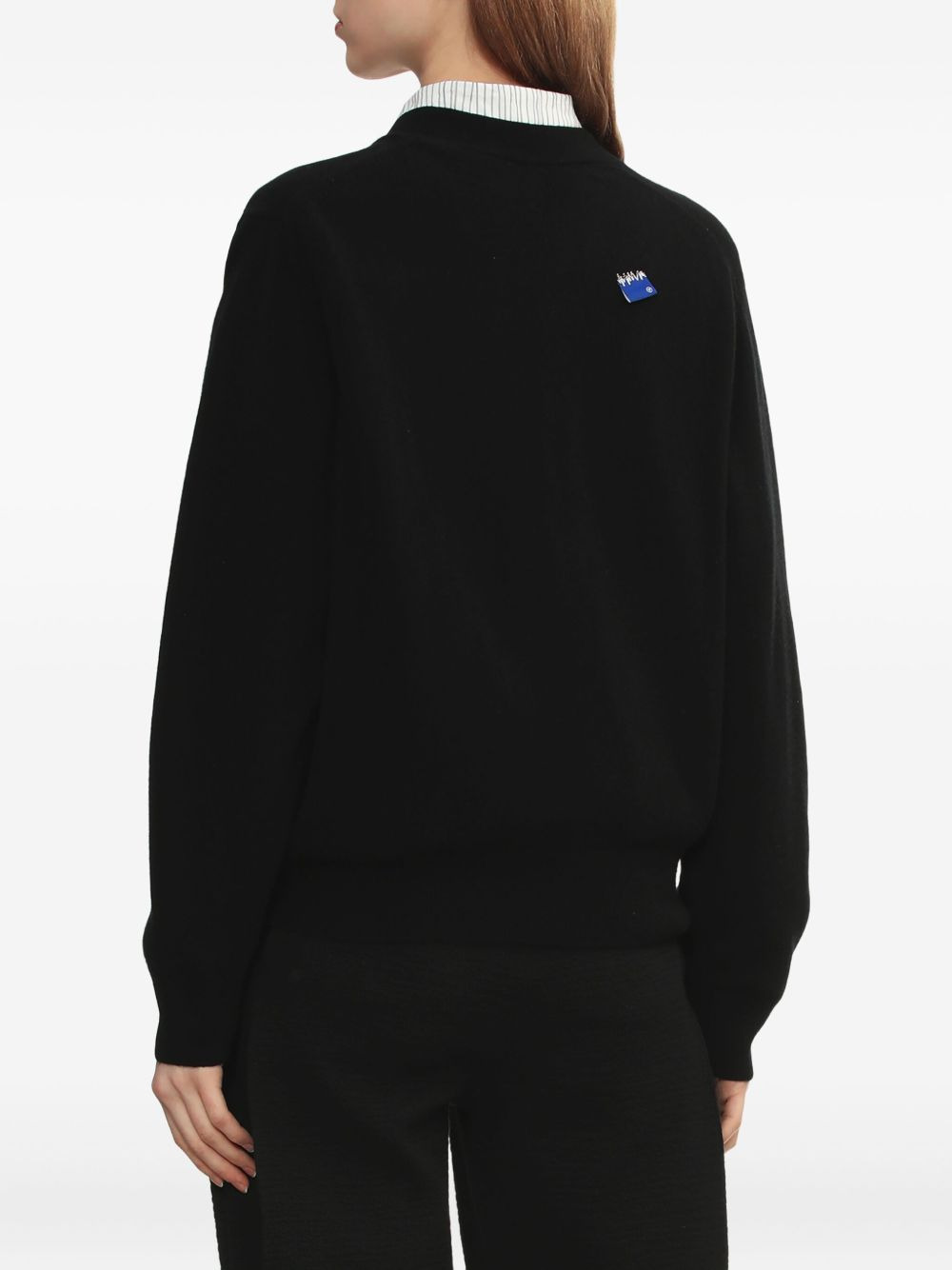 Sig; BL Tag logo-plaque buttoned cardigan - 4