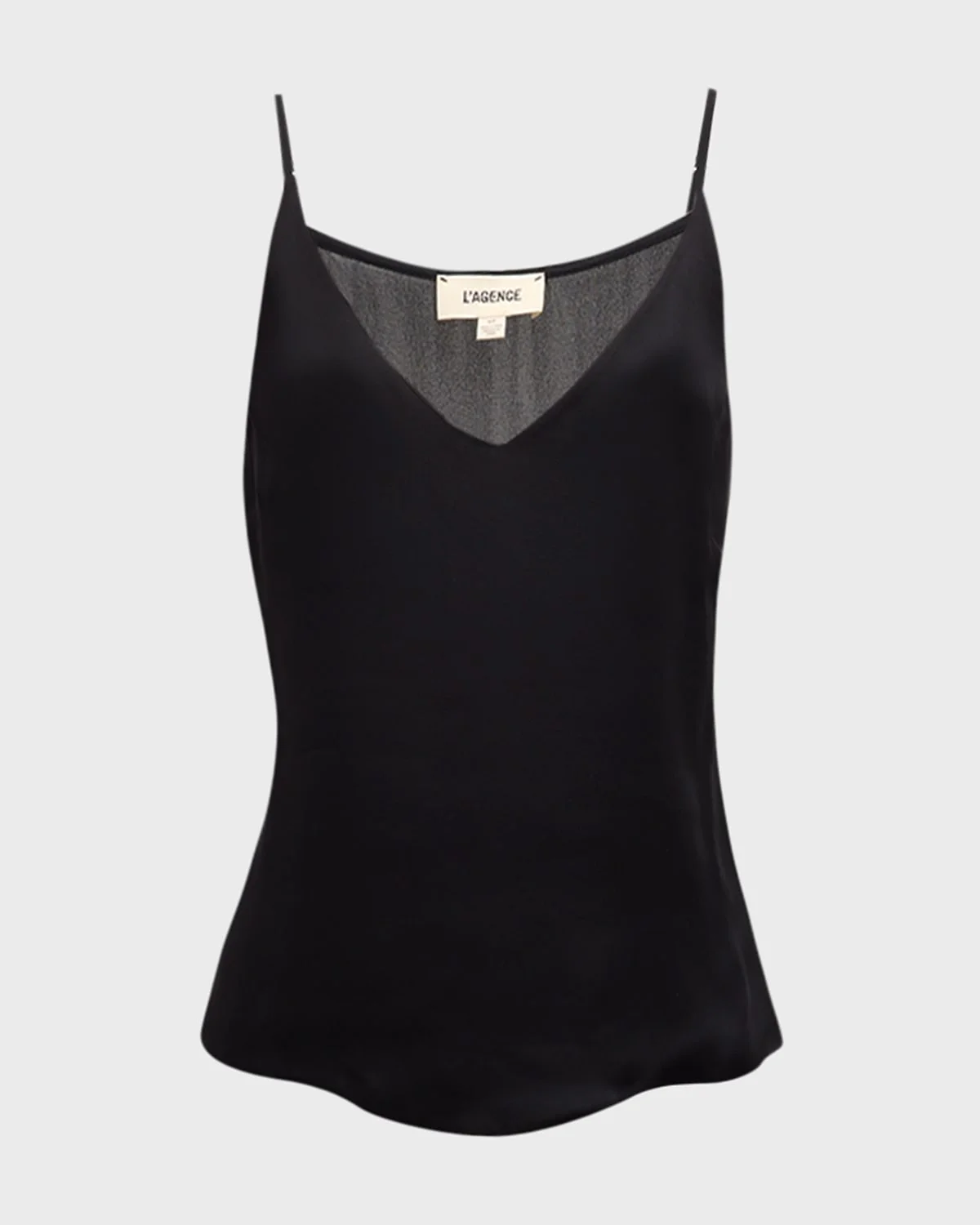 Gabriella Silk V-Neck Tank - 1
