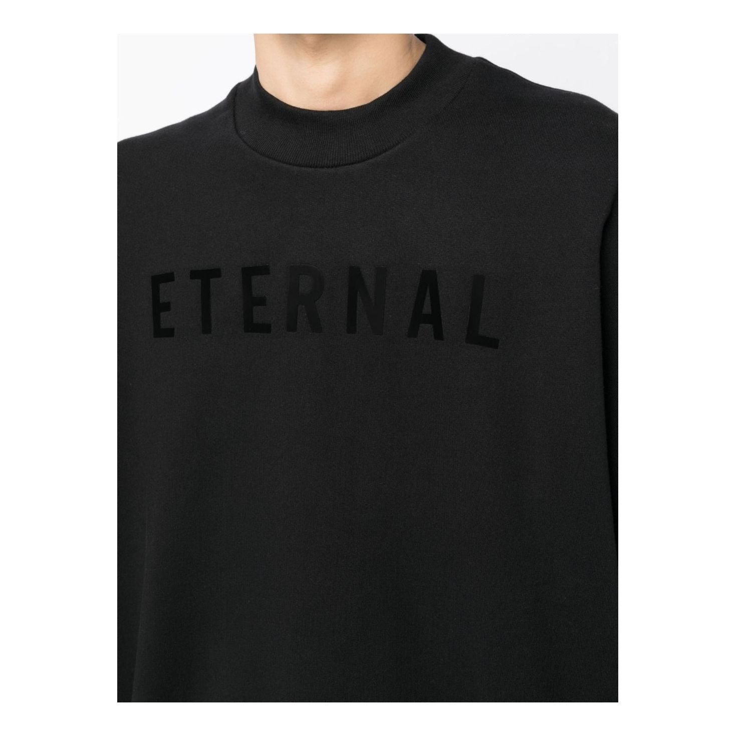Fear of God FW22 ETERNAL Fleece Crewneck 'Black' FGE50-003AFLC_BLACK - 2