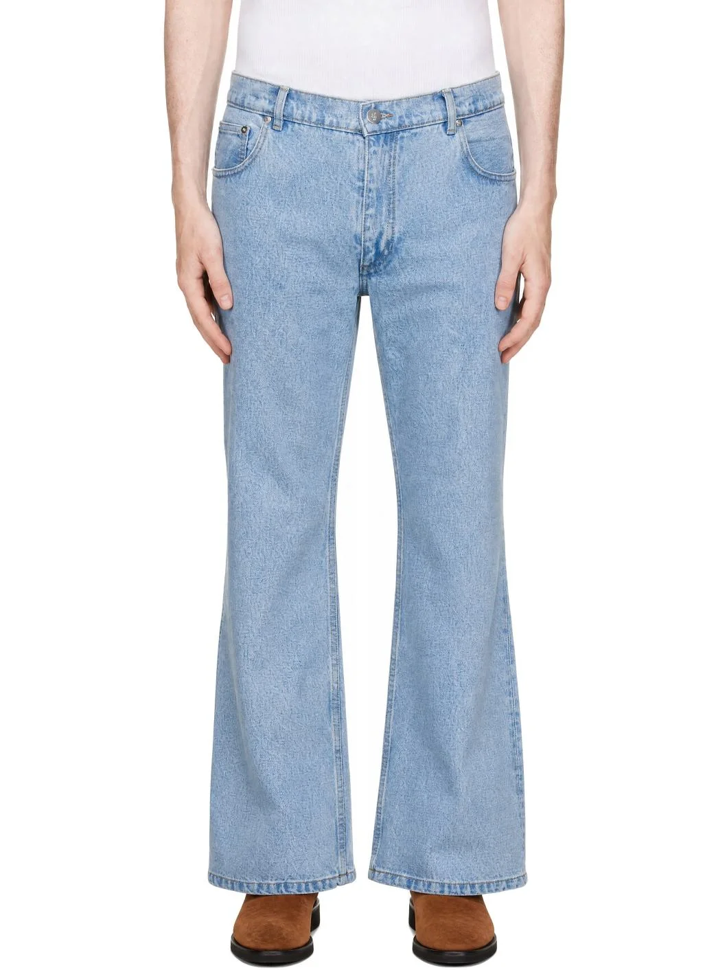 Blue Flare Jeans - 1