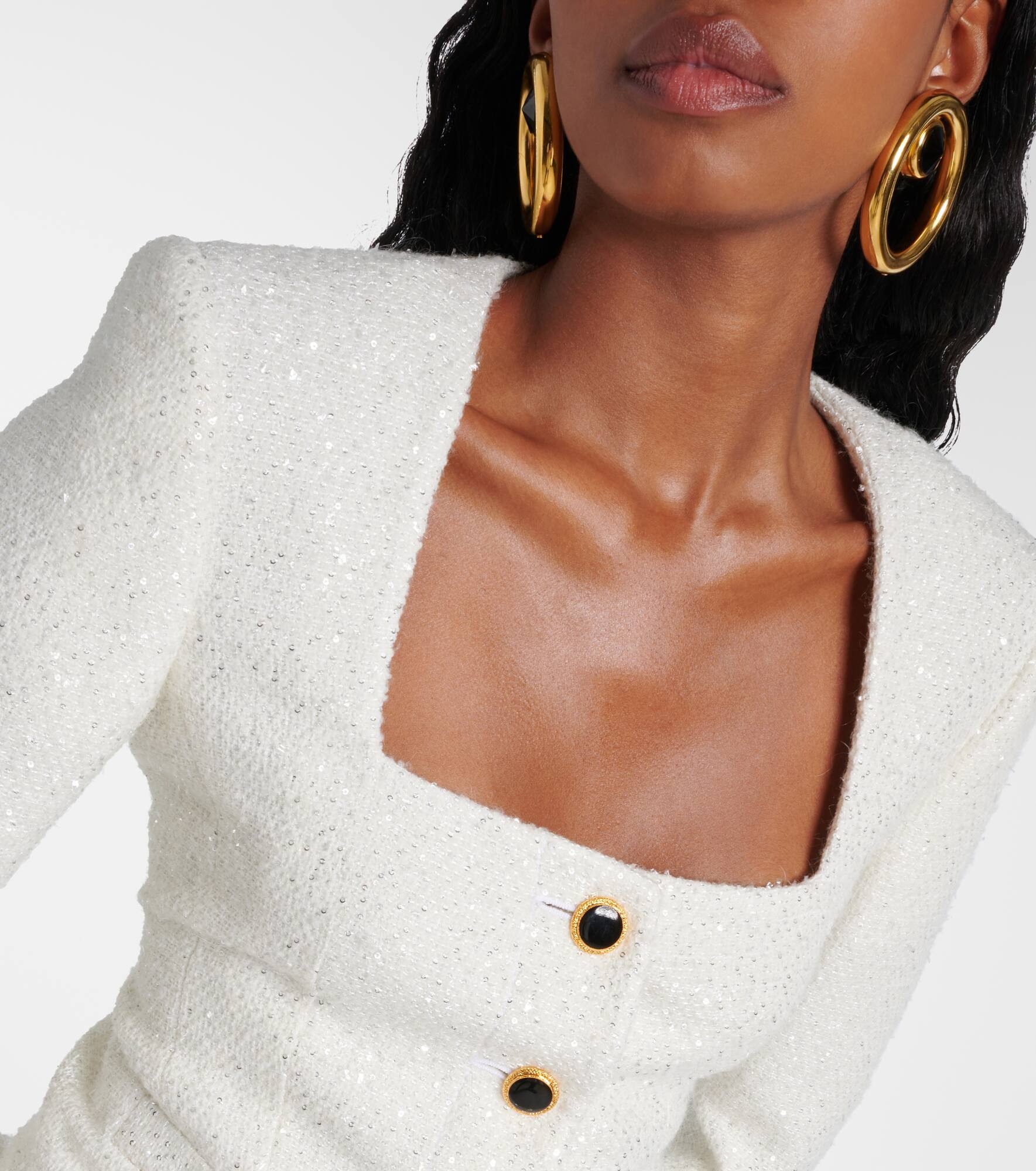 Sequined tweed jacket - 5