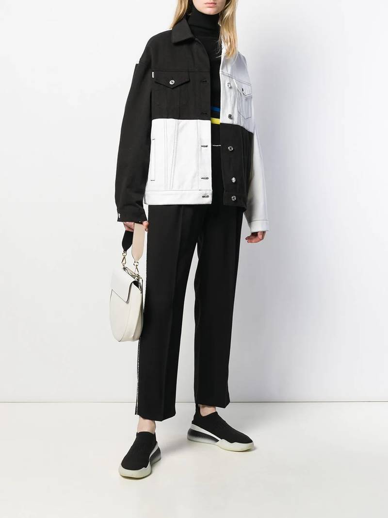 MSGM crystal embellished trousers outlook