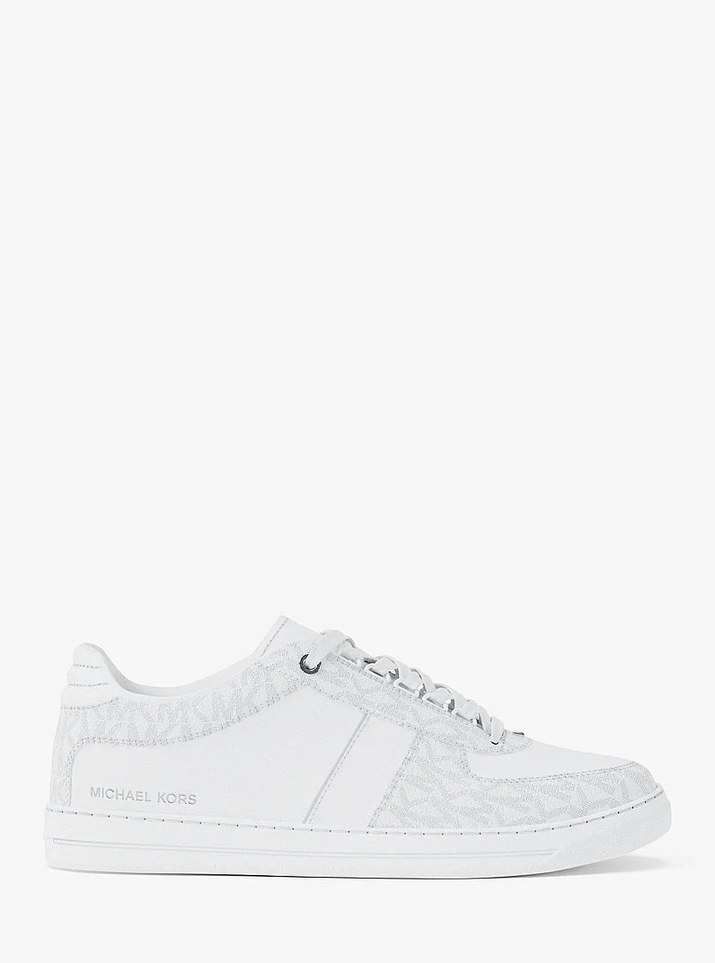 Brady Signature Logo and Leather Sneaker - 1