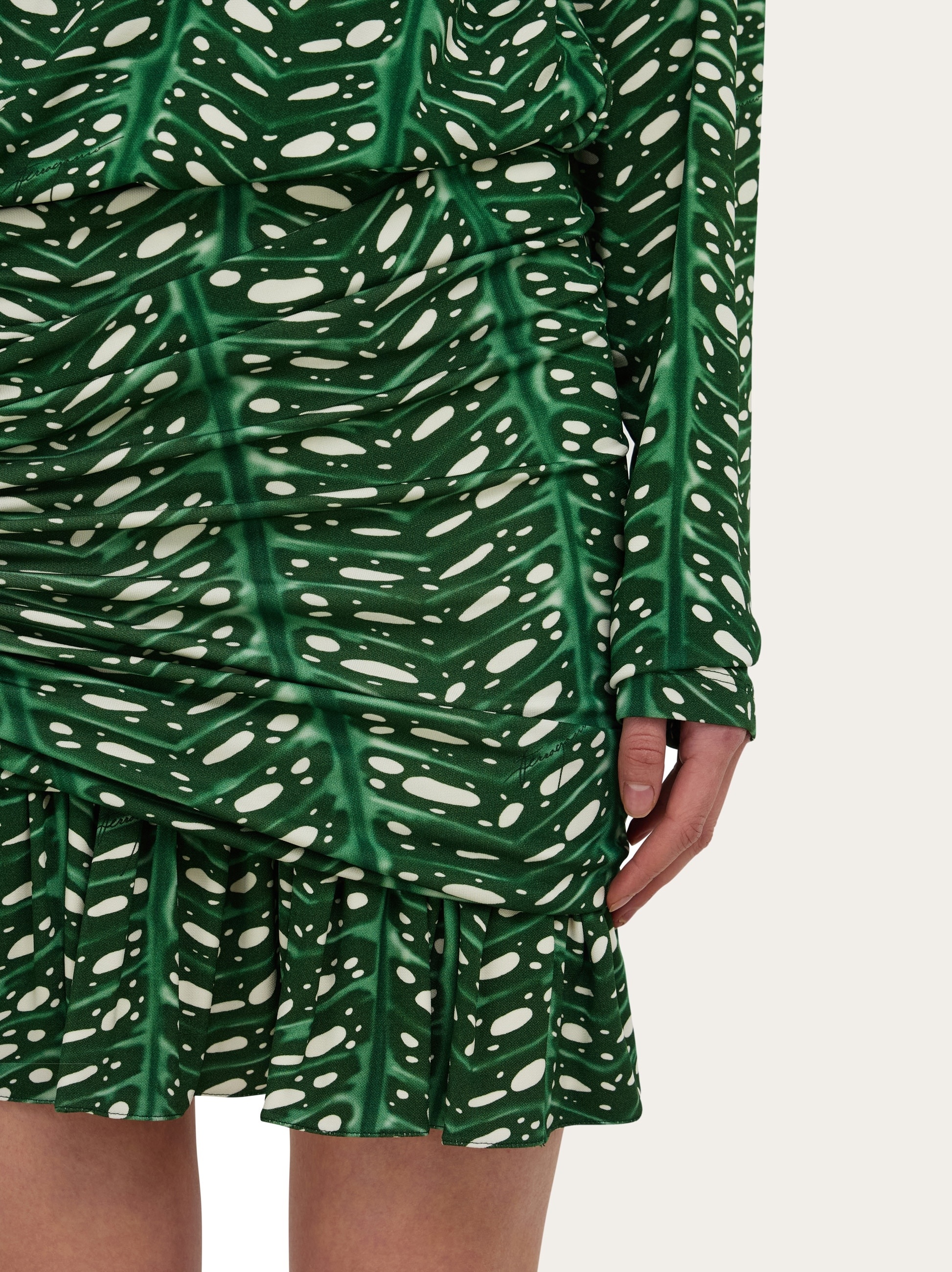 Mini dress with drape detail - 6