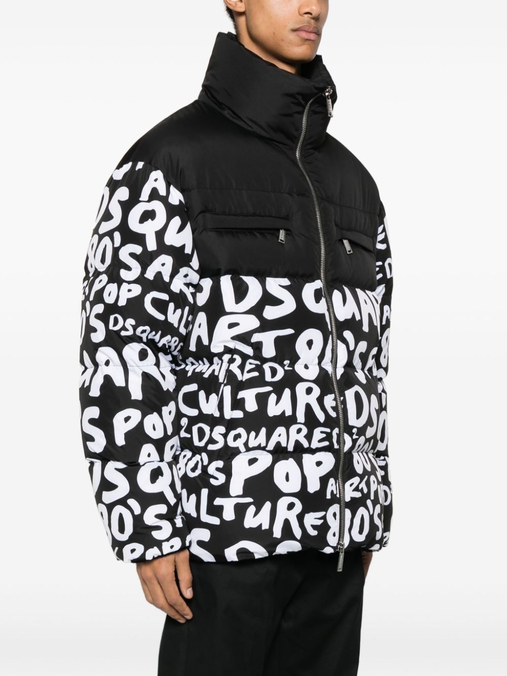 D2 Pop 80's two-tone padded jacket - 3