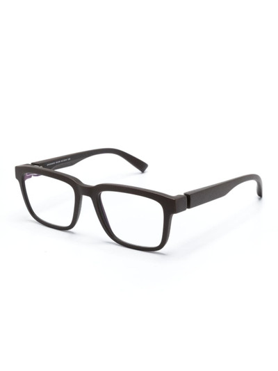 MYKITA Helicon matte square-frame glasses outlook