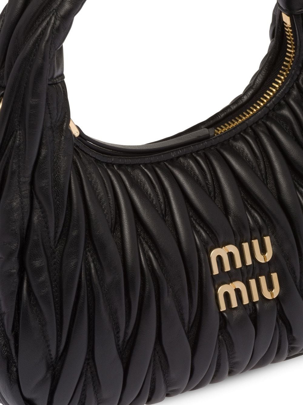 Miu Wander matelassé mini bag - 4