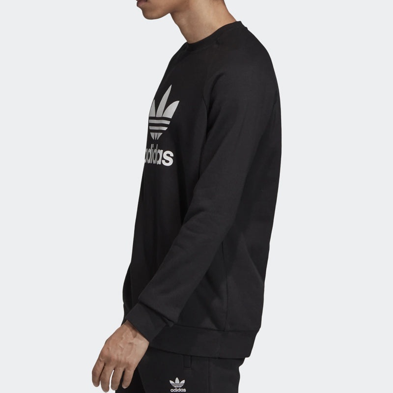 adidas originals Trf Flc Crew Sports Pullover Black EH6513 - 4