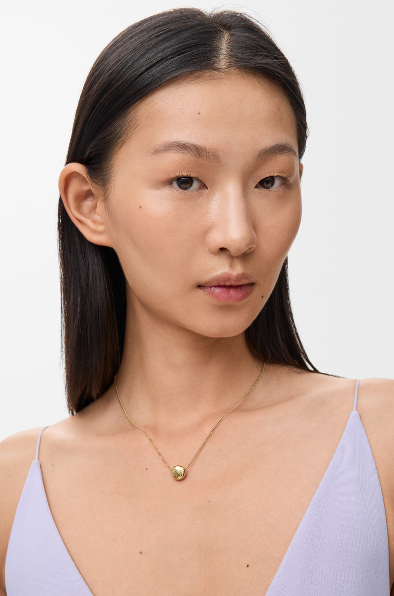 Loewe Pebble necklace in sterling silver outlook