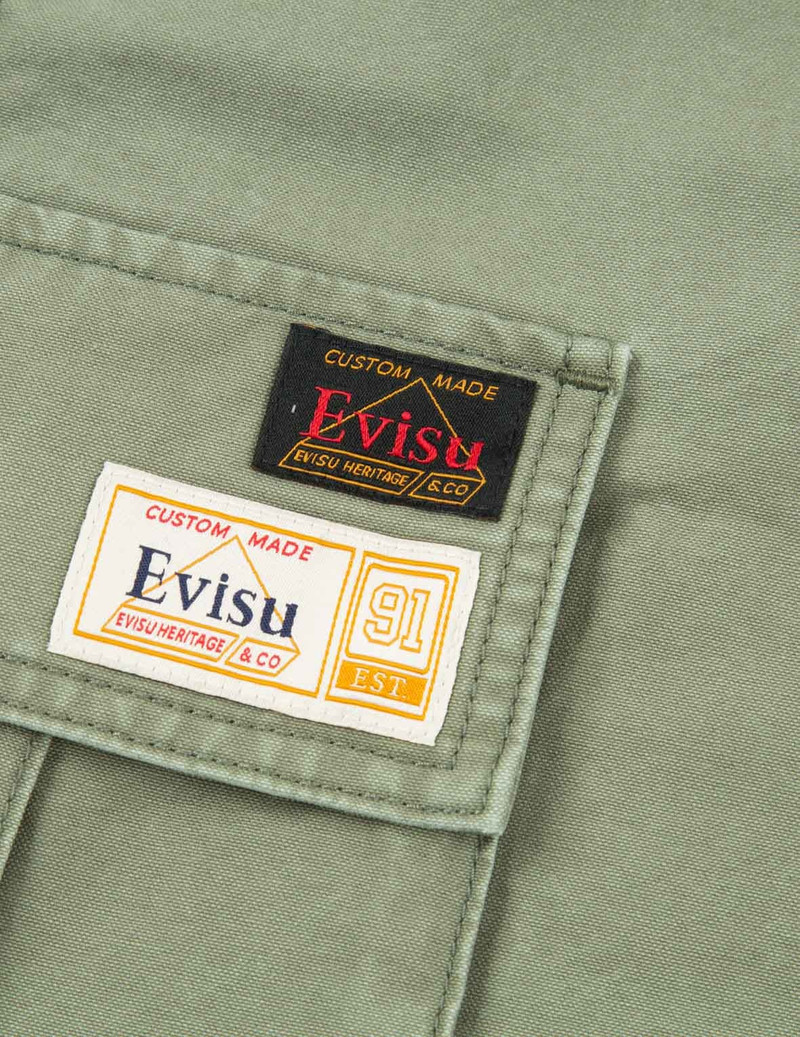 GODHEAD EMBROIDERY CARGO SHORTS 10