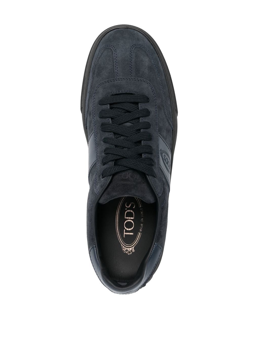 logo-stamp low-top sneakers - 4