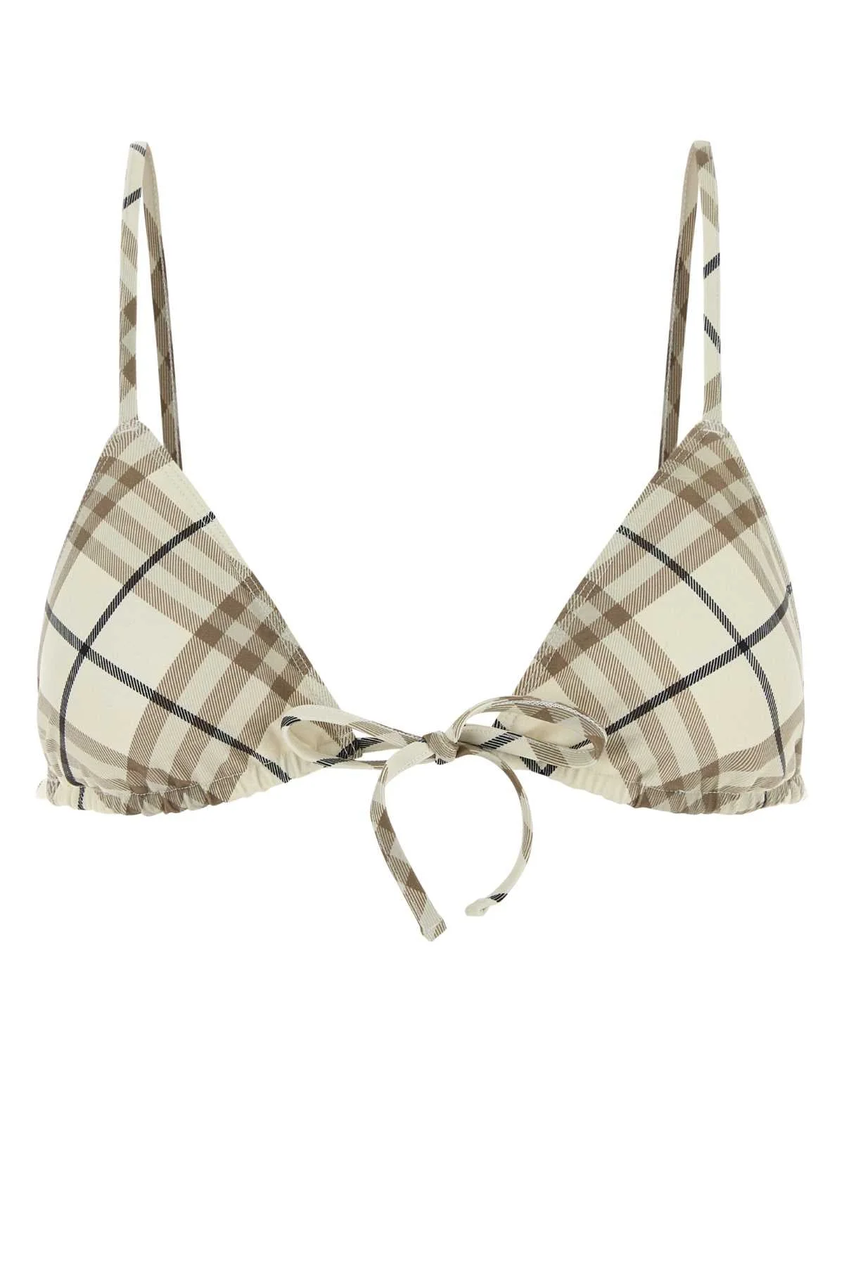 Burberry Women Printed Stretch Nylon Bikini Top - 1