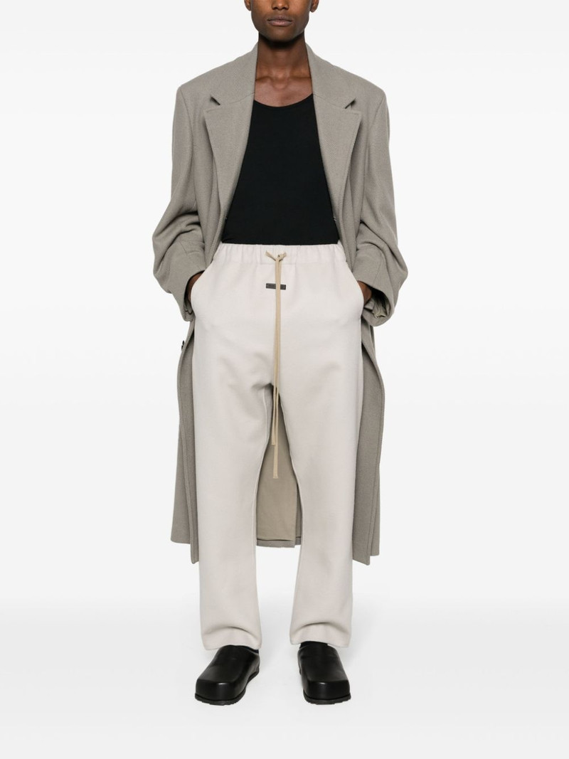 logo-appliquÃ© straight leg pants 3