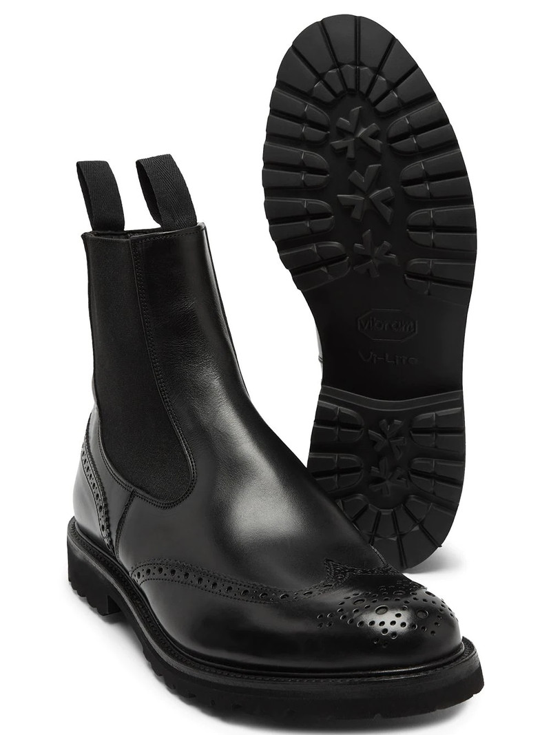 Tricker's Henry leather Chelsea boots outlook
