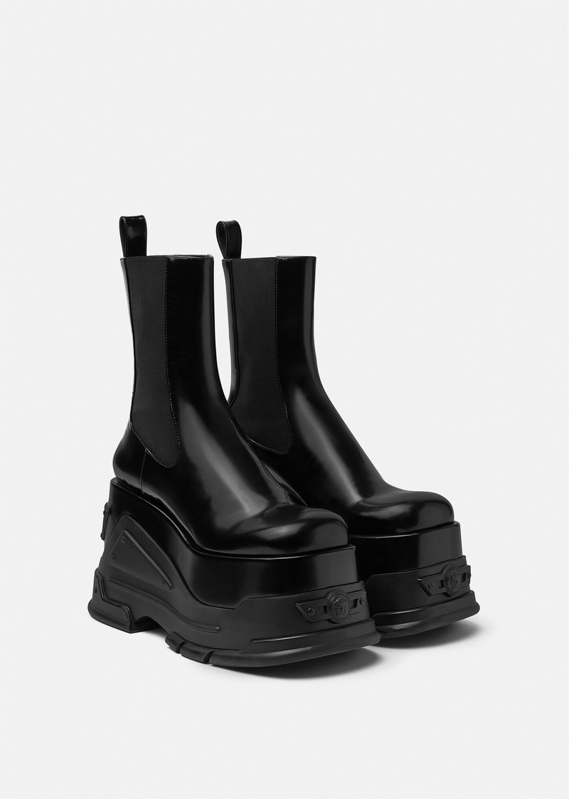 VERSACE Medusa Anthem Platform Boots outlook