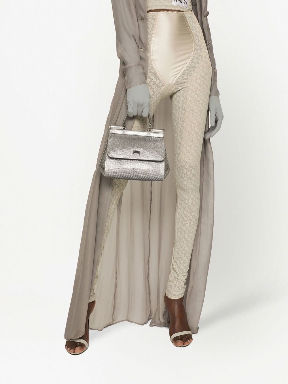 KIM DOLCE&GABBANA crystal-embellished Sicily shoulder bag - 2