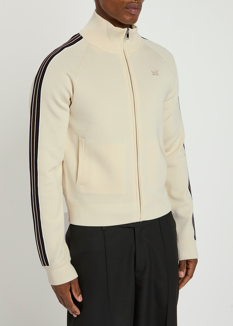 WALES BONNER Wales Bonner Fine-knit Track Jacket outlook